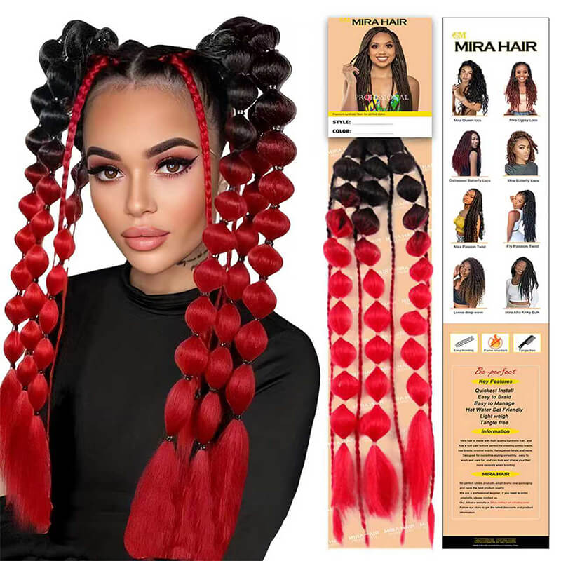 灯笼泡泡马尾辫